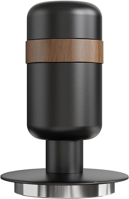 53.3mm Coffee Tamper | Calibrated Espresso Tamper with Spring Loaded | Barista Tamper with 30lbs, Stainless Steel Base and Black Aluminum Handle | Barista Home Coffee Espresso Accessories