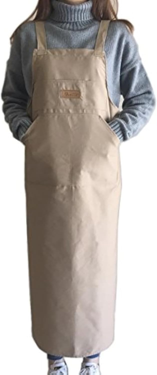 Artist apron/Long apron - Beige