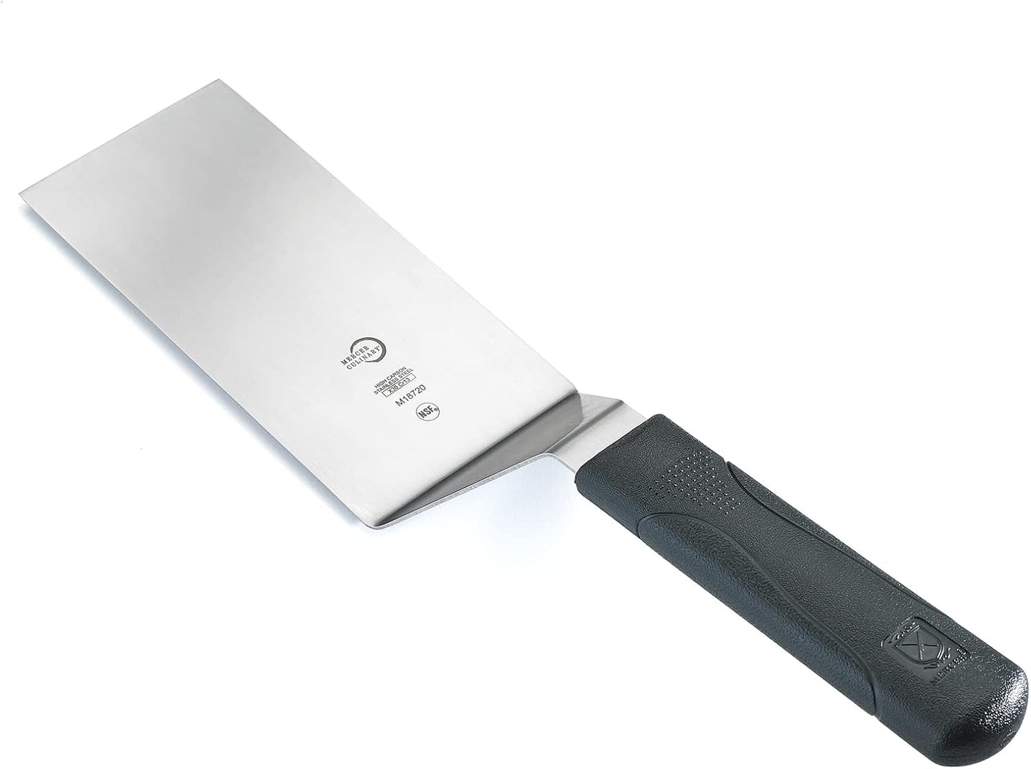 Mercer Culinary Millennia Turner/Spatula, 6 Inch x 3 Inch Blade, Black Handle