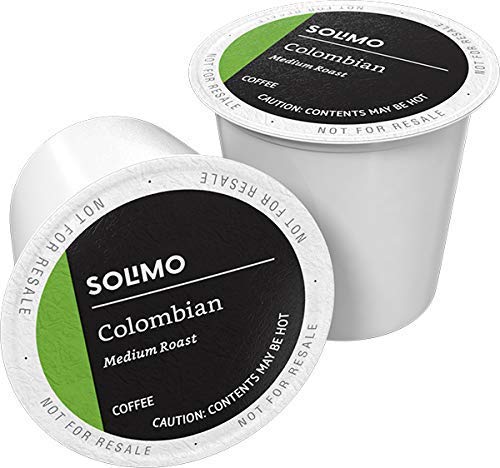 Amazon Brand - Solimo Medium Roast Coffee Pods, Colombian, Compatible with Keurig 2.0 K-Cup Brewers, 24 Count