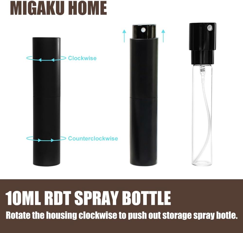 Coffee Bean Dosing Cup & RDT Spray Bottle Set - Walnut Wood Espresso Accessories Kit with Static Reduction Spray, Measuring Tray for Coffee/Tea ﻿