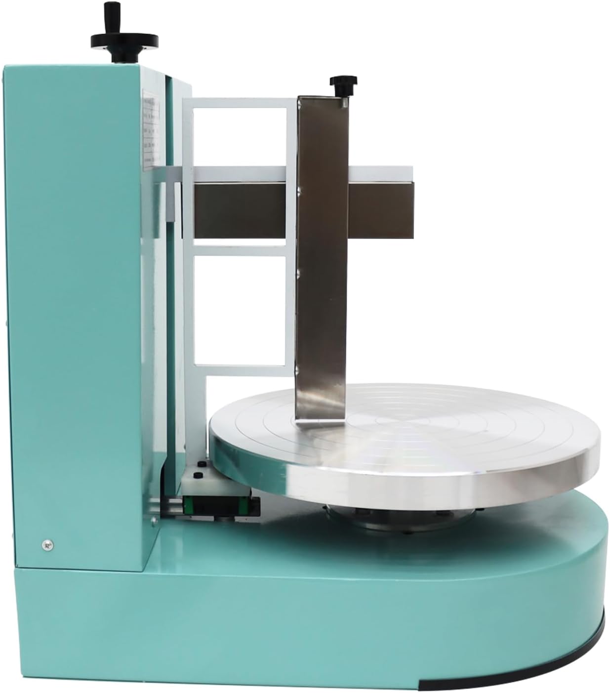 Cake Cream Spreading Coating Smearing Machine Cake Decorating Coating Machine Cake Cream Smoother Adjustable Cake Scraper for 4-12inch Cake 304 Stainless Steel Green