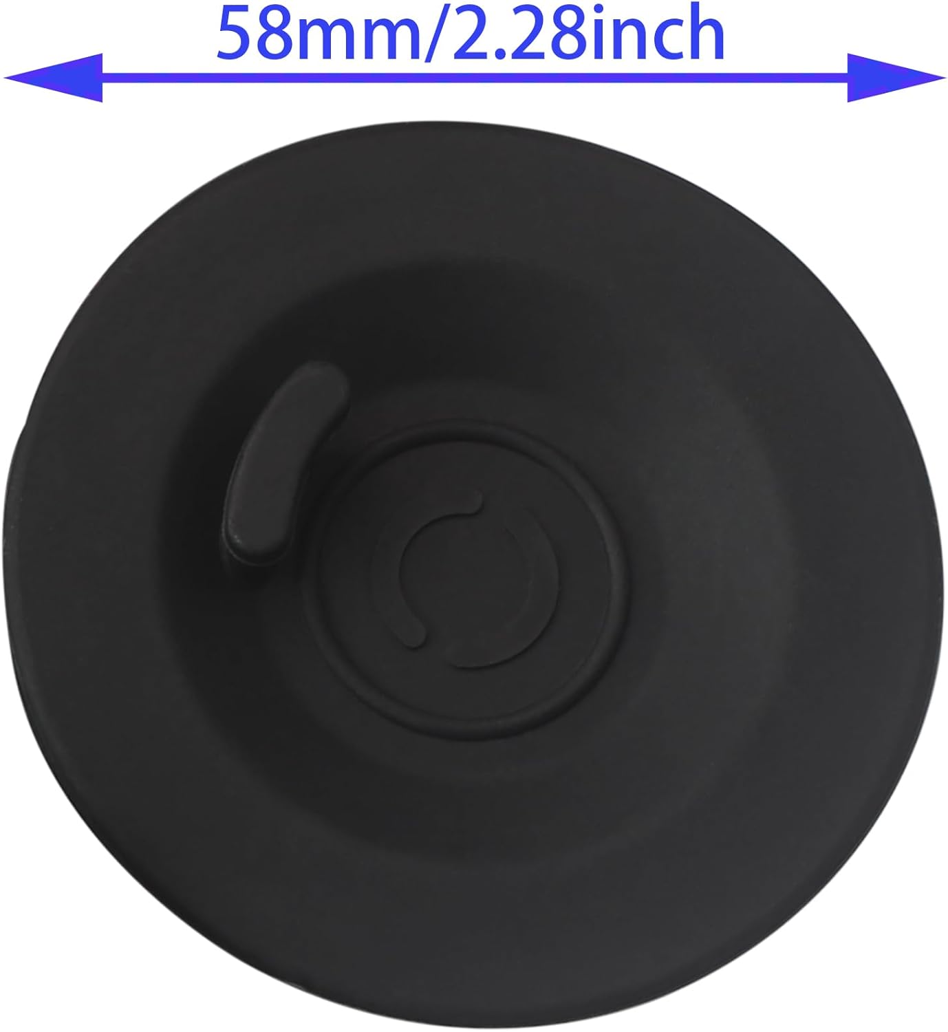 2PCS Espresso Backflush Disc 58mm Silicone Coffee Machine Accessories Black Espresso Machine Cleaning Kit for Espresso Machine