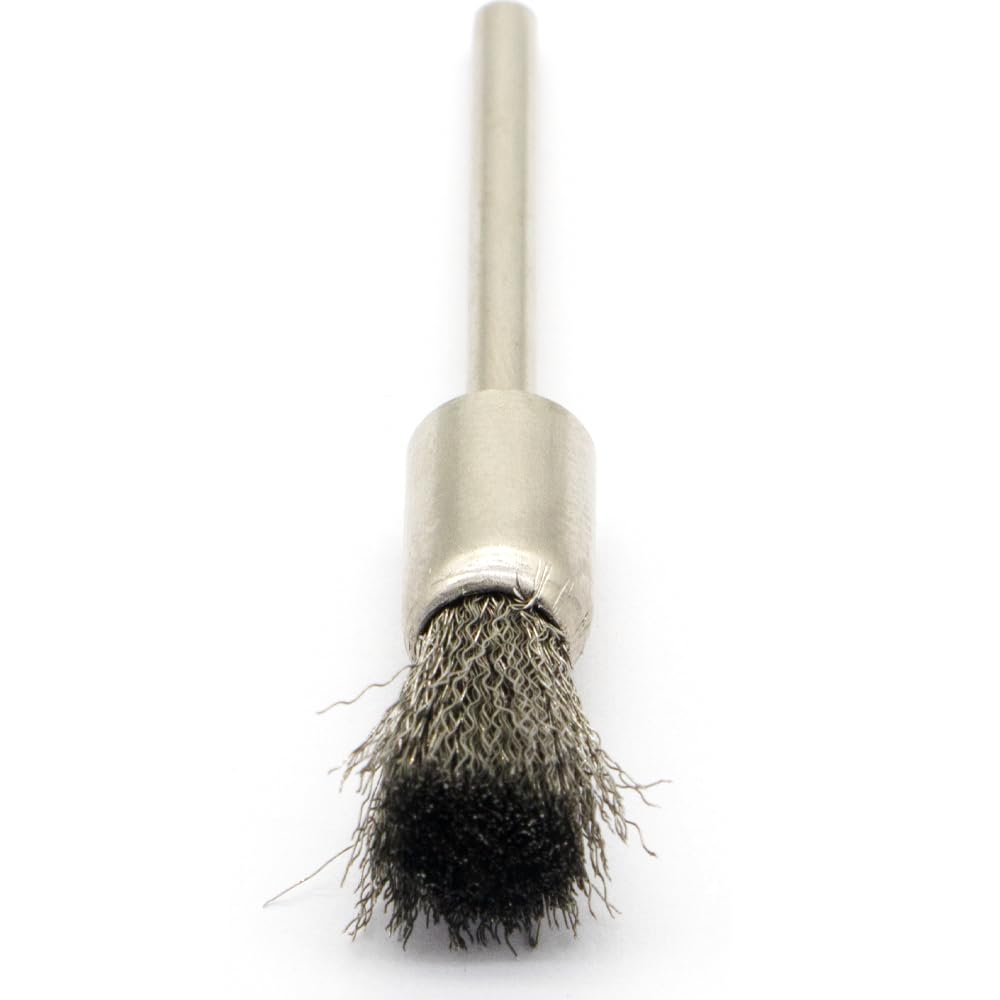 20PCS Wire Brushes - Metal Rust Removal, Polishing, Cleaning - 8mm Diameter, 3mm Shaft - Removes Burrs, Dust, and Oxide Layer - Handles Rough Surfaces - Designed for Industrial and DIY Enthusiasts