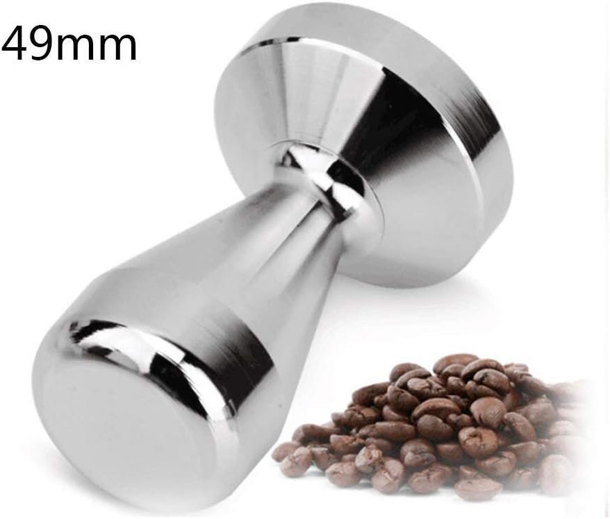 Coffee Tamper 49mm, Espresso Coffee Press Stainless Steel