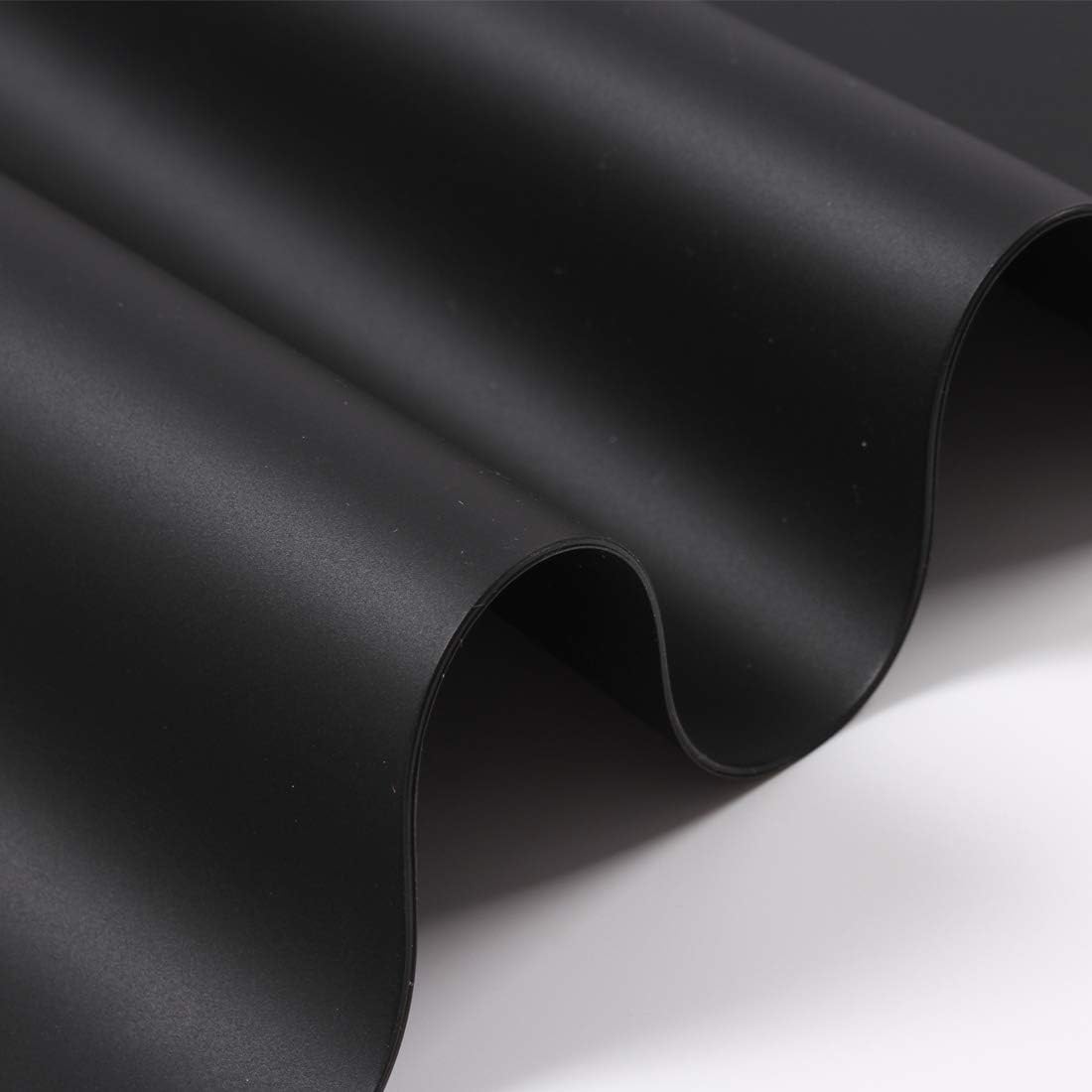 Extra Large Mulitpurpose Silicone Placemat,Countertop Protector, Kitchen Counter Mat, Table Mat, Heat Resistant, Washable, Non Slip (39.4 x 23.6 inch, Black-1pcs)