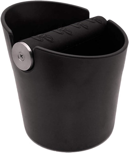 Coffee Knock Box, 4.8in Barista Style Espresso Grounds Knock Box with Removable Heavy-Duty Metal Knock Bar and Shock- Absorbent Durable and Non-Slip Base for Espresso Maker Accessories, Easy to Clean