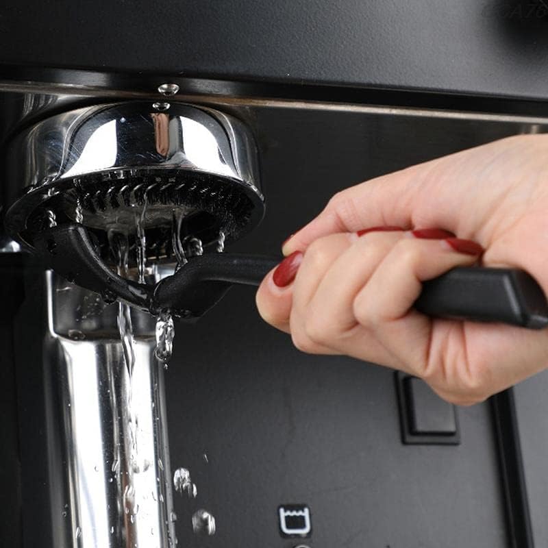 58mm Coffee Machine Brush Cleaner Removable Nylon Bristles Group Head Round Barista Espresso Grinder Multifunction Cleaning Tools Home Kitchen Accessories