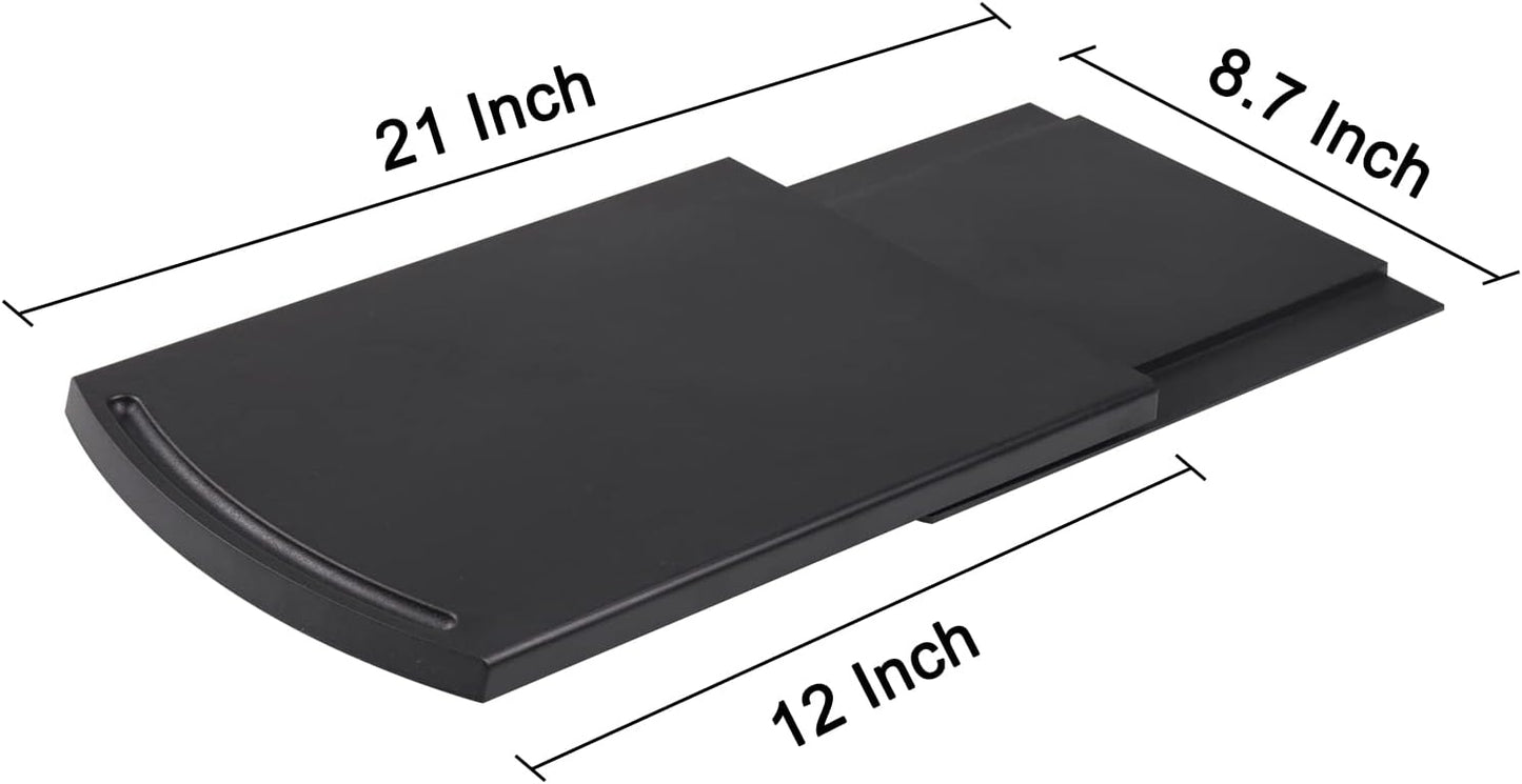 Bruvoalon Kitchen Appliance Sliding Tray, Slider for Coffee Pot, Coffee Maker, Toaster, KitchenAid Mixer, Blenders and Air Fryer, Coutertop with Rolling Wheels (2 Pack)