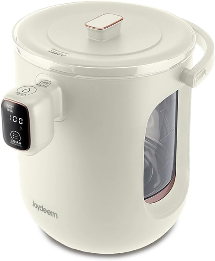 Joydeem Hot Water Dispenser, Glass Water Boiler and Warmer, 5 Keep Warm Temperature Settings, Support ℉ & ℃, 3L/101Oz/12 Cups, JD-DSP203, White