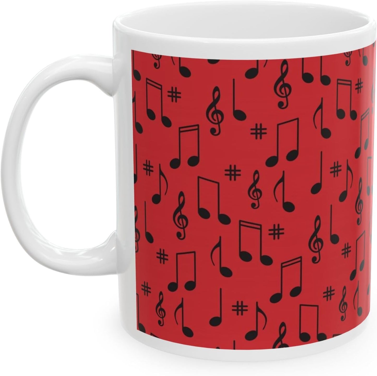 11 OZ Novelty Coffee Mugs - Christmas Gift (Music Theme)