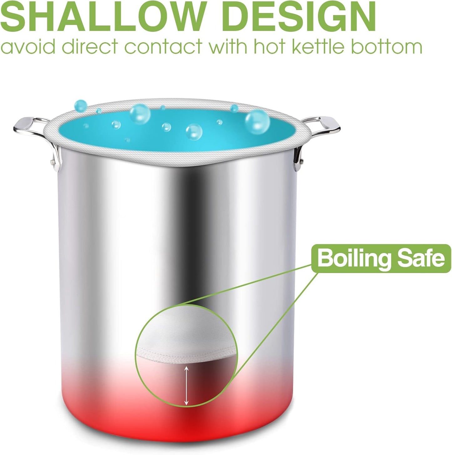 Chumia 5 Pack Brew Bags Reusable Extra Large 26 x 22'' Fine Mesh Strainer Cold Brew Filters Drawstring Cheese Cloth Straining Bags Wine Making Supplies for Fruit Cider Beer