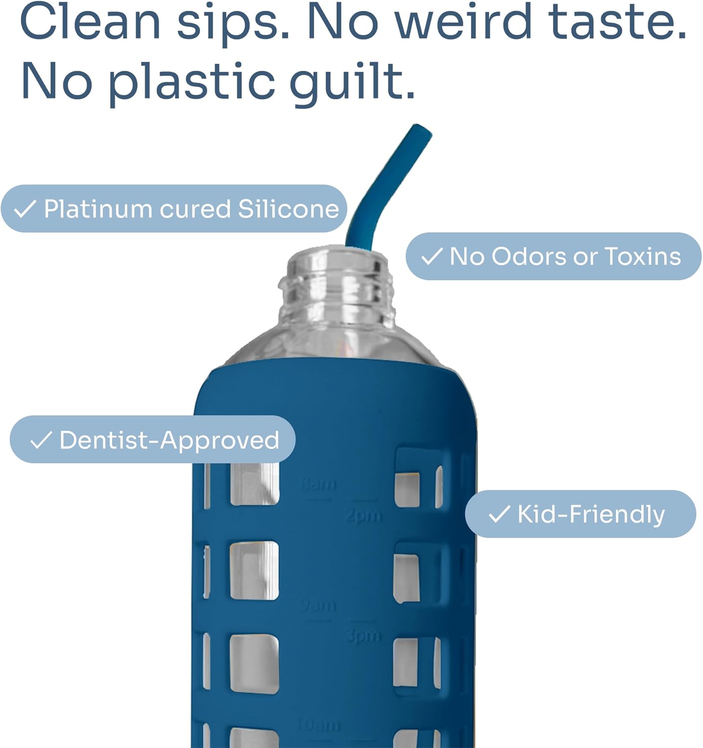 purifyou 14.5 inches Extra Long Stainless Steel Drinking Straws with Silicone Tips, Reusable Metal Straws for Tumblers, Smoothies, Milkshakes (Set of 2 with 2 Extra Silicone Tips, Assorted Colors)