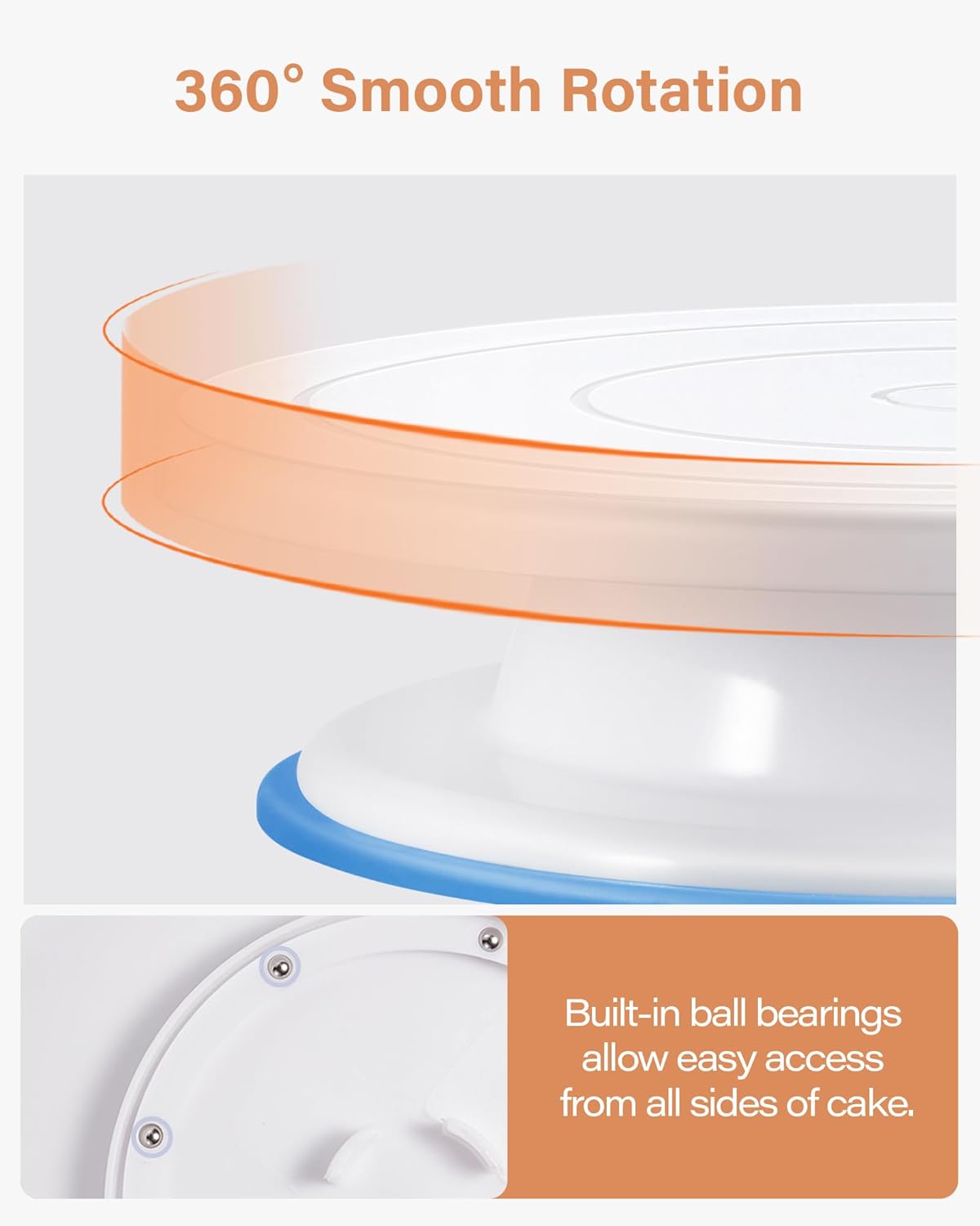 Kootek 140PCs Cake Decorating Kits, Baking Supplies Tools with Cake Stand Turntable, Piping Bags and Tips, Cake Leveler, Frosting Icing Spatulas & More Accessories for Cake Cupcake Decorations