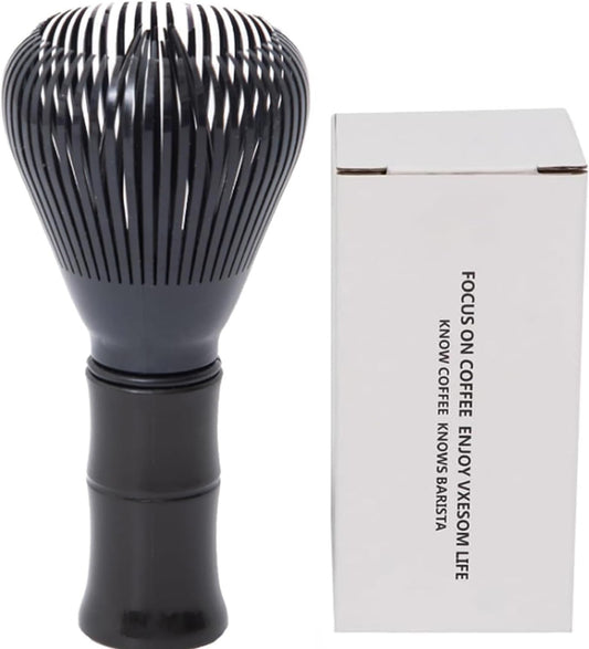 Traditional Matcha Whisk Reusable Resin Matcha Whisk Chasen Dishwasher Safe Matcha Stirrer Matcha Green Tea Powder Preparation Prepare Japanese Matcha Tea (Z_Black)