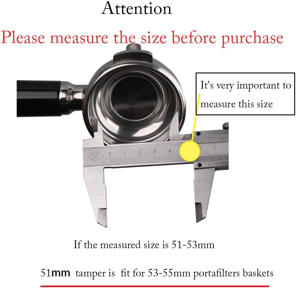 Coffee Tamper 51mm Barista Espresso Base Coffee Bean Press