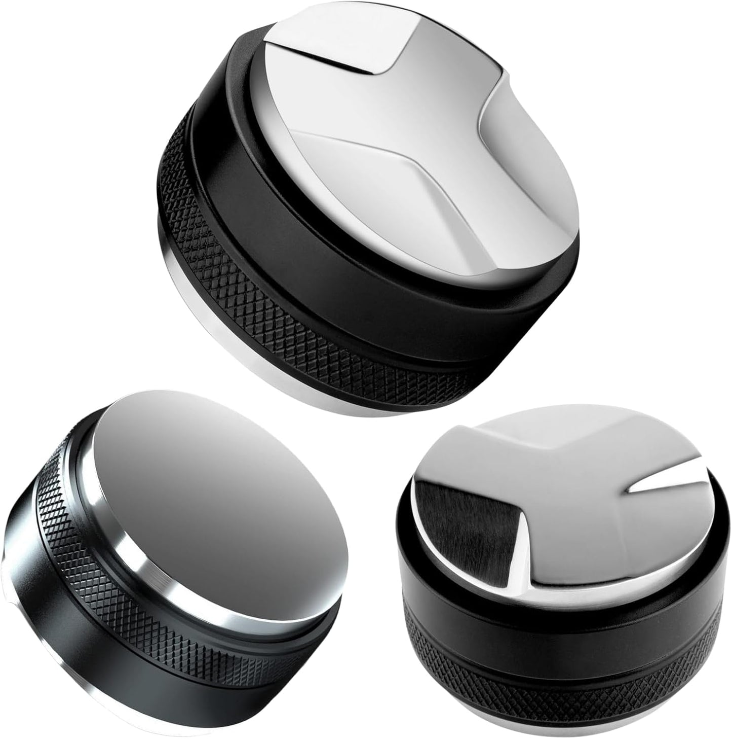 54mm Coffee Tamper and Distributor, Dual Head Coffee Leveler Fits for 54mm Breville Portafilter, Adjustable Depth Espresso Hand Tampers, Professional Barista Espresso Distribution Tool