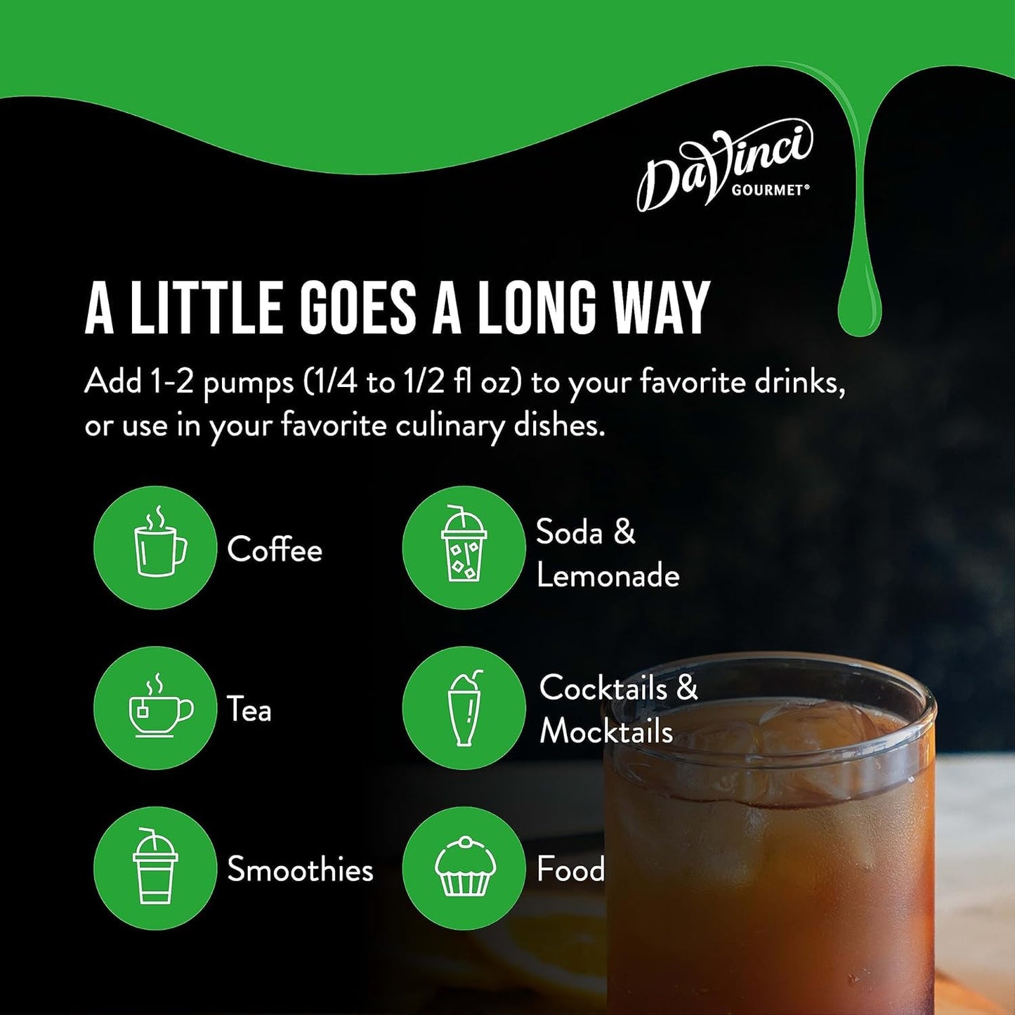 Bundle of DaVinci Gourmet Vanilla Cold Brew Stick Pack, Instant Coffee Powder, 6 Count (Pack of 1) + DaVinci Gourmet Lavender Syrup, 25.4 Fluid Ounces (Pack of 1)