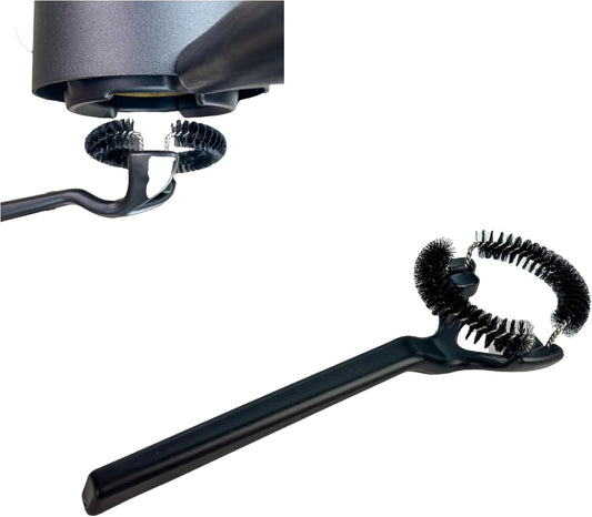 Espresso Machine Cleaning Brush for 58mm Grouphead, Detachable 360° Nylon Cleaning Bristles