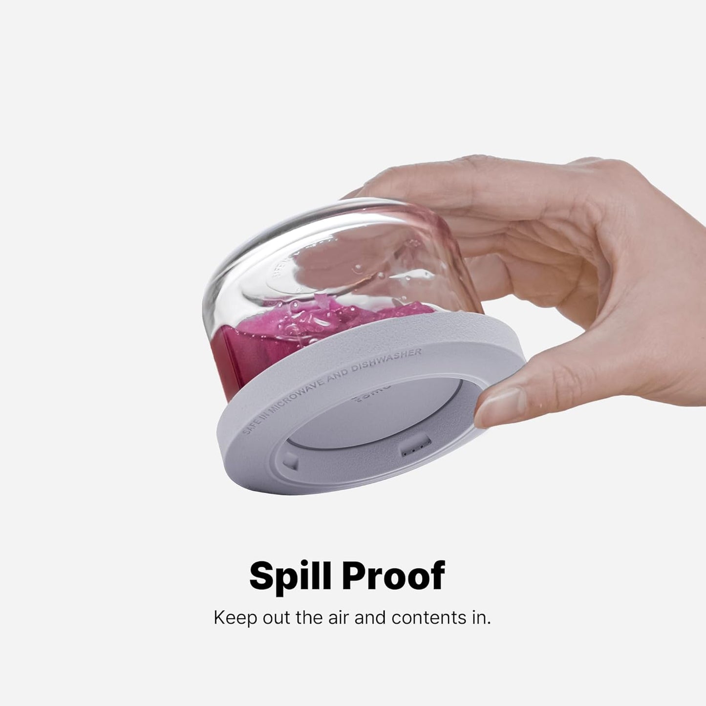 Comotomo 'Smart Vent' Food Container, Gray Set of 6