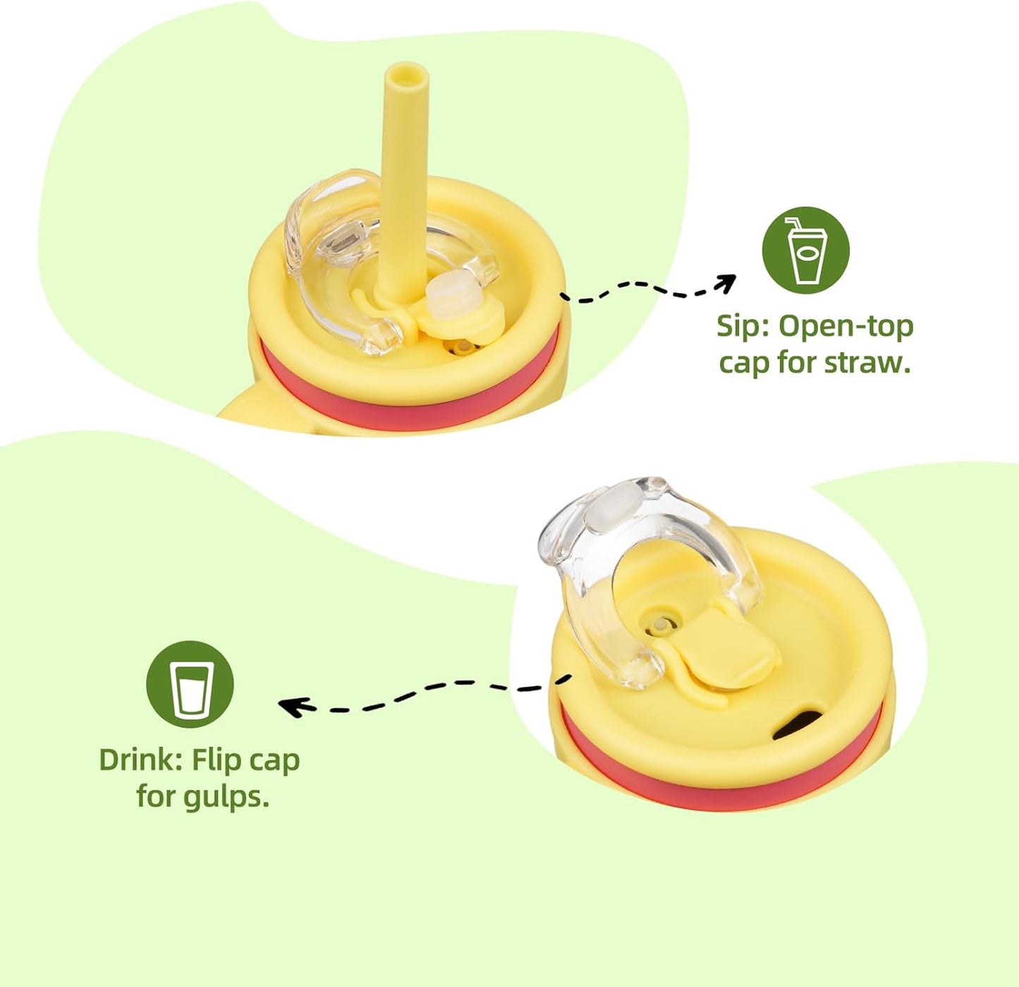 18 oz Tumbler with Side Handle, Insulated Water Bottle with Straw and 2 in 1 Lid, Stainless Steel Cup Travel Coffee Mug for Sports Office Gym,Rose Pink