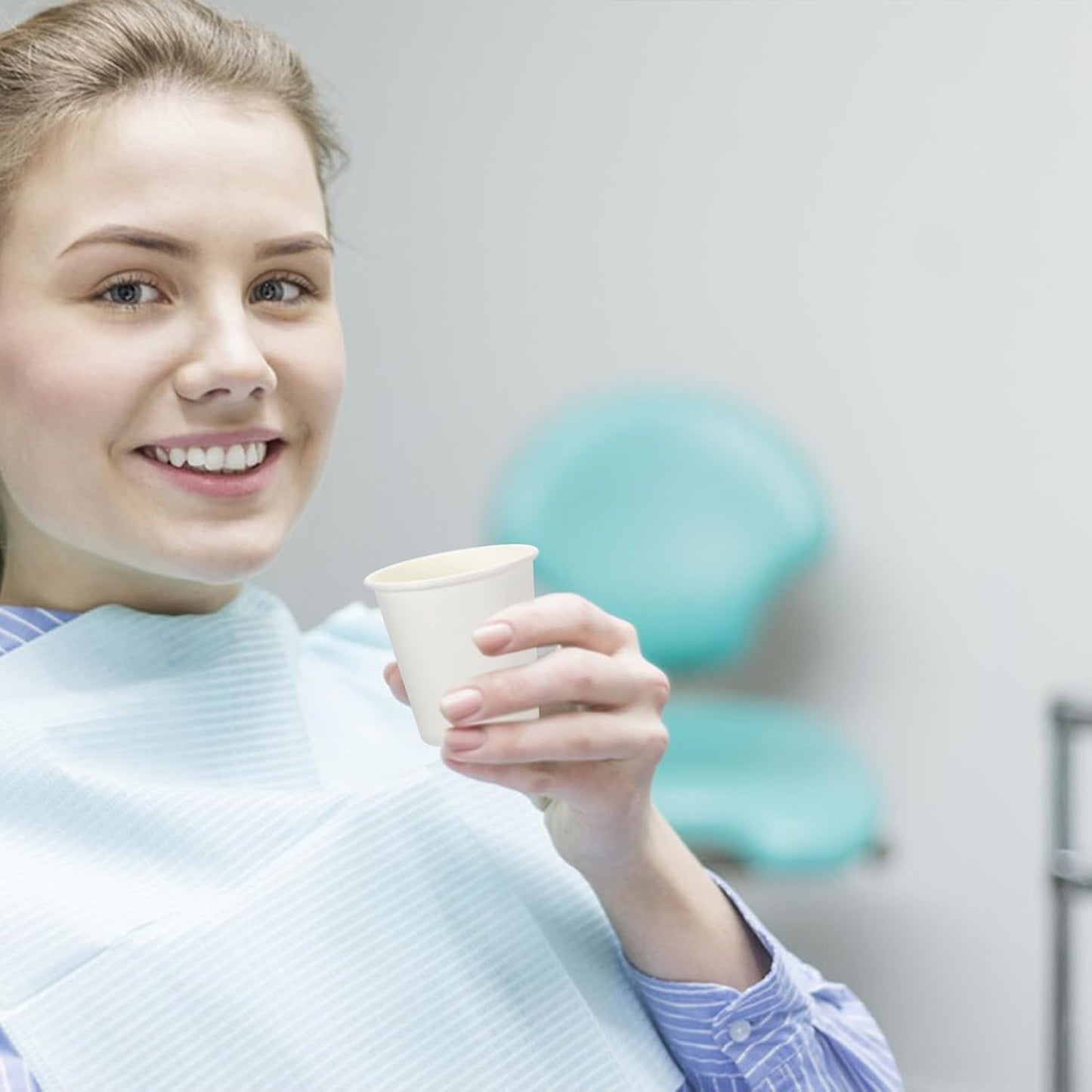 300 Pack 5 oz Paper Cups, White Paper Disposable Cups, Small Bathroom Mouthwash Cups, Hot/Cold Drinking Cups for Bathroom, Home, Party, Office, Picnic, Travel