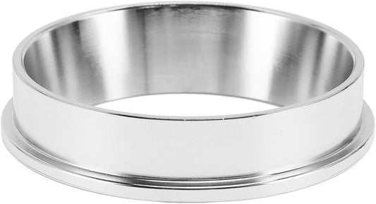 57.5MM Espresso Dosing Funnel, 304 Stainless Steel Coffee Dosing Ring Catcher Ring, Universal Coffee Dosing Ring Replacement for Home Coffee Machine Tools(Silver)
