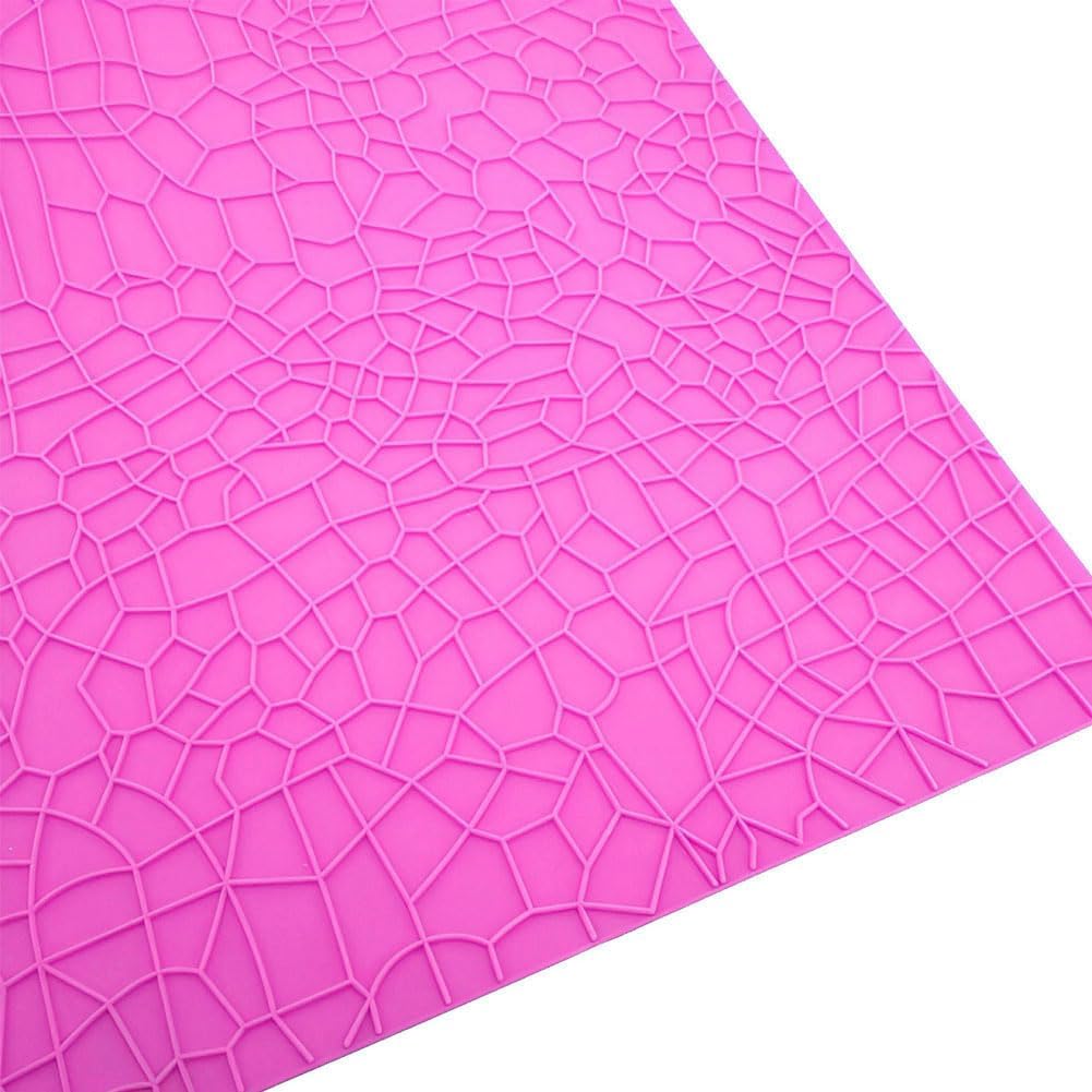 Embossing Lace Fondant Molds,Cake Fondant Impression Mat, Silicone Molds for Cake Decorating