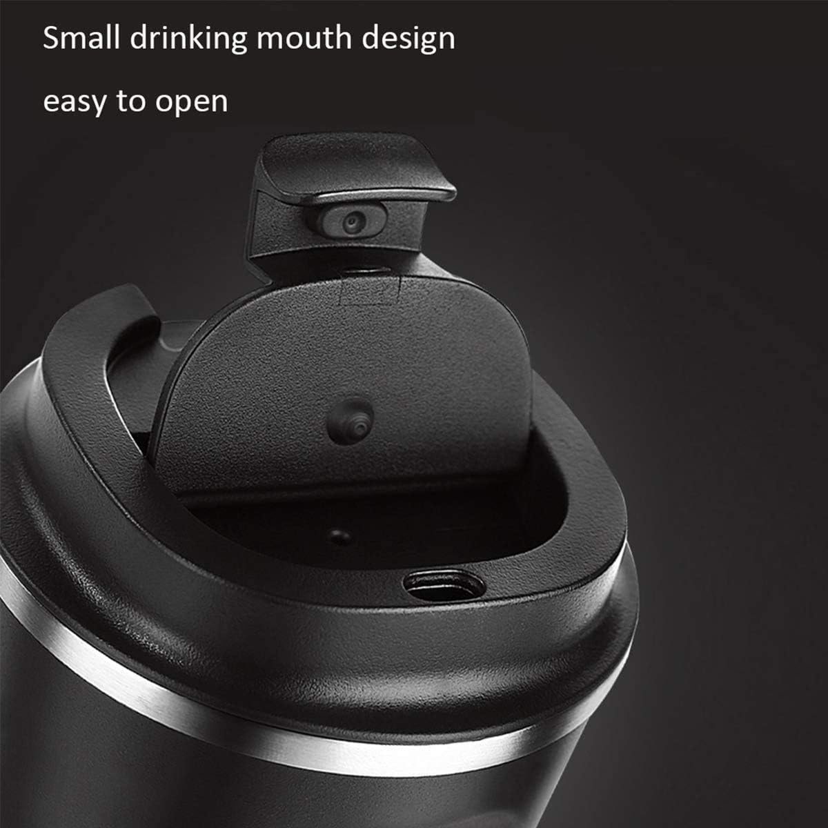 12OZ Travel Coffee Mug, Double Walled Stainless Steel Insulated Vacuum Coffee Tumbler, Thermal Cup with Lid, for Hot and Cold Drinks