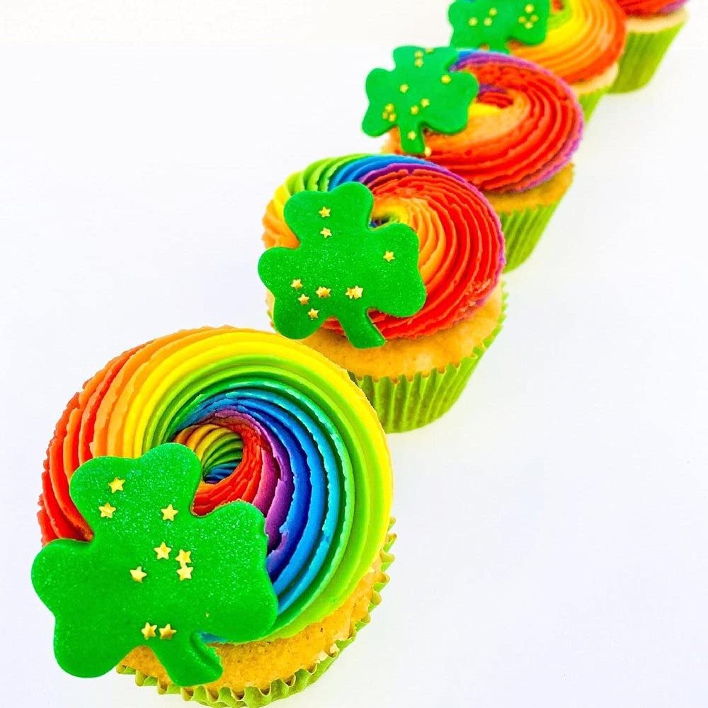 Gold Edible Star Shaped Glitter for Cakes - Fancy Edible Stars Cake Decorations in Metallic Gold for Cake Decorating, Toppings, Baking - Vegan Shimmer Stars Dessert Glitters for Cupcakes