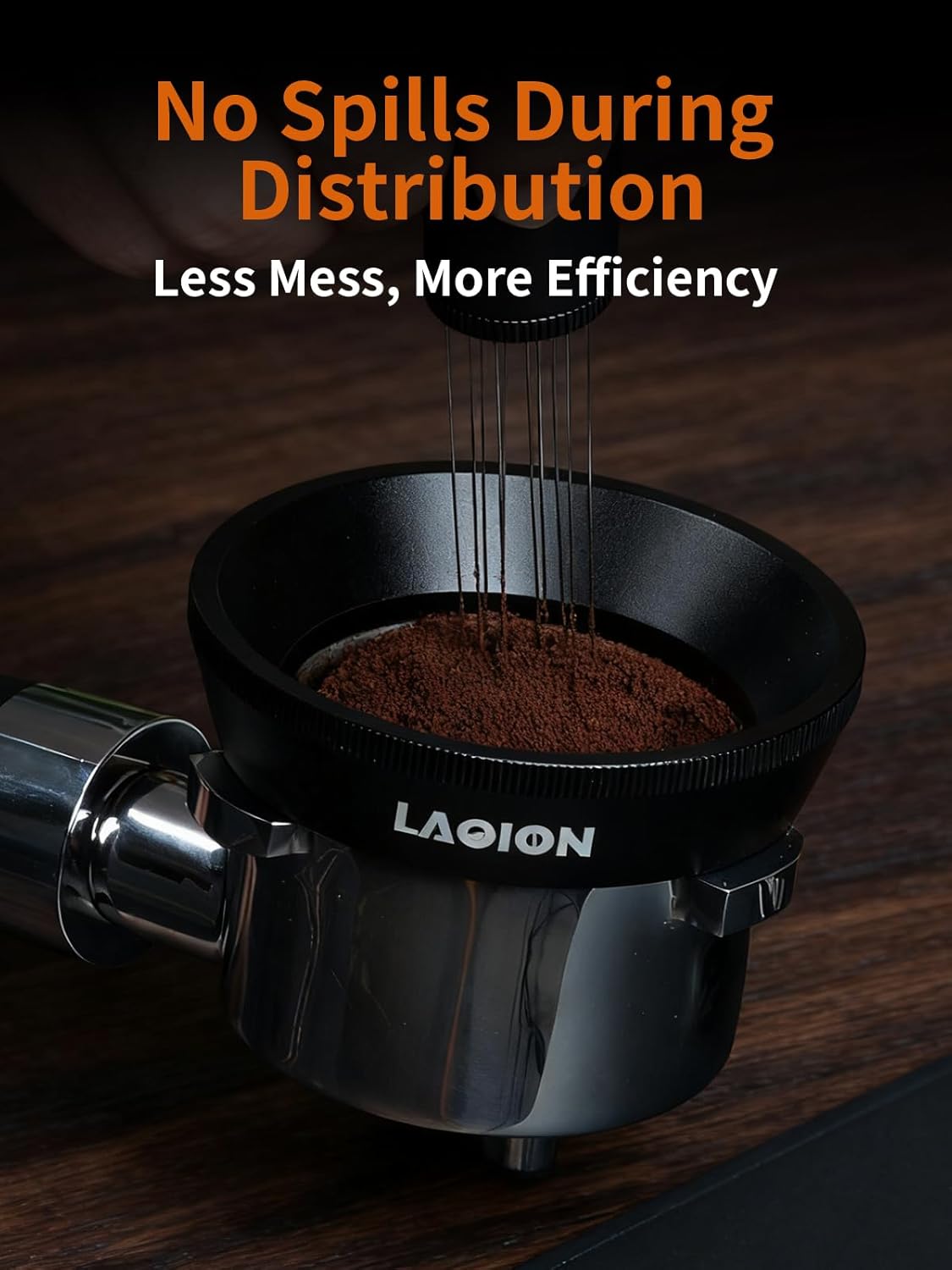 54mm Dosing Funnel, Espresso Tools Easy Clean Design with Magnetic, Espresso Dosing Funnel Fits for 54mm Breville Portafilter for Barista