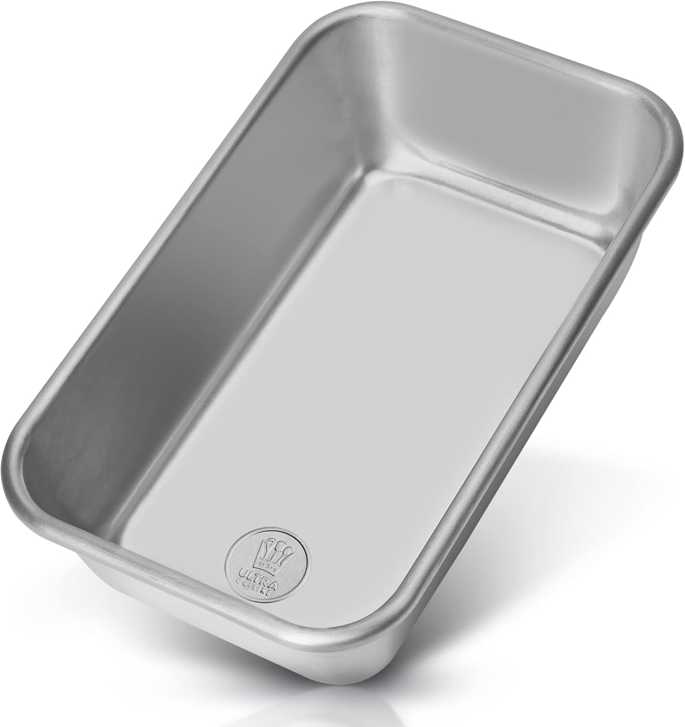 Ultra Cuisine Aluminum Loaf Pan for Baking Bread - 9.5x5 inch Loaf Pan, 1lb - Easy Clean, Quality, Durable Bread Tin - Commercial Aluminum Bread Pan for Baking Banana Bread, Cakes, Casseroles, Loaves