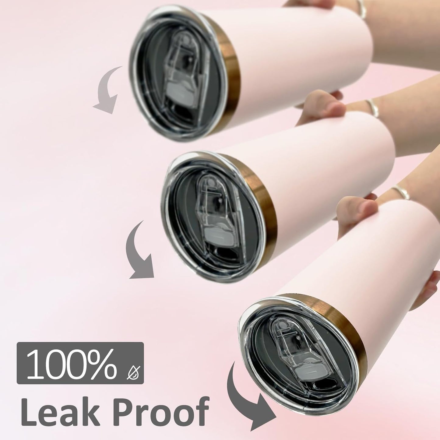 20 oz Skinny Tumblers Bulk 8 Pack, Stainless Steel Insulated Tumbler with Lids and Straws, Slim Double Wall Powder Coated Travel Coffee Mugs Reusable Cup for Hot Cold Drinks (Mixed,8 pack)