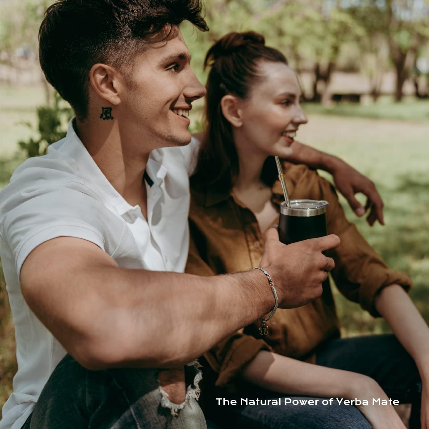 BALIBETOV 5 pcs large Yerba Mate Cup and Bombilla Kit, Includes one 8 oz Yerba Mate Gourd with Lid, Two Bombillas Mate Straw and one cleaning brush (Black, 8.00)