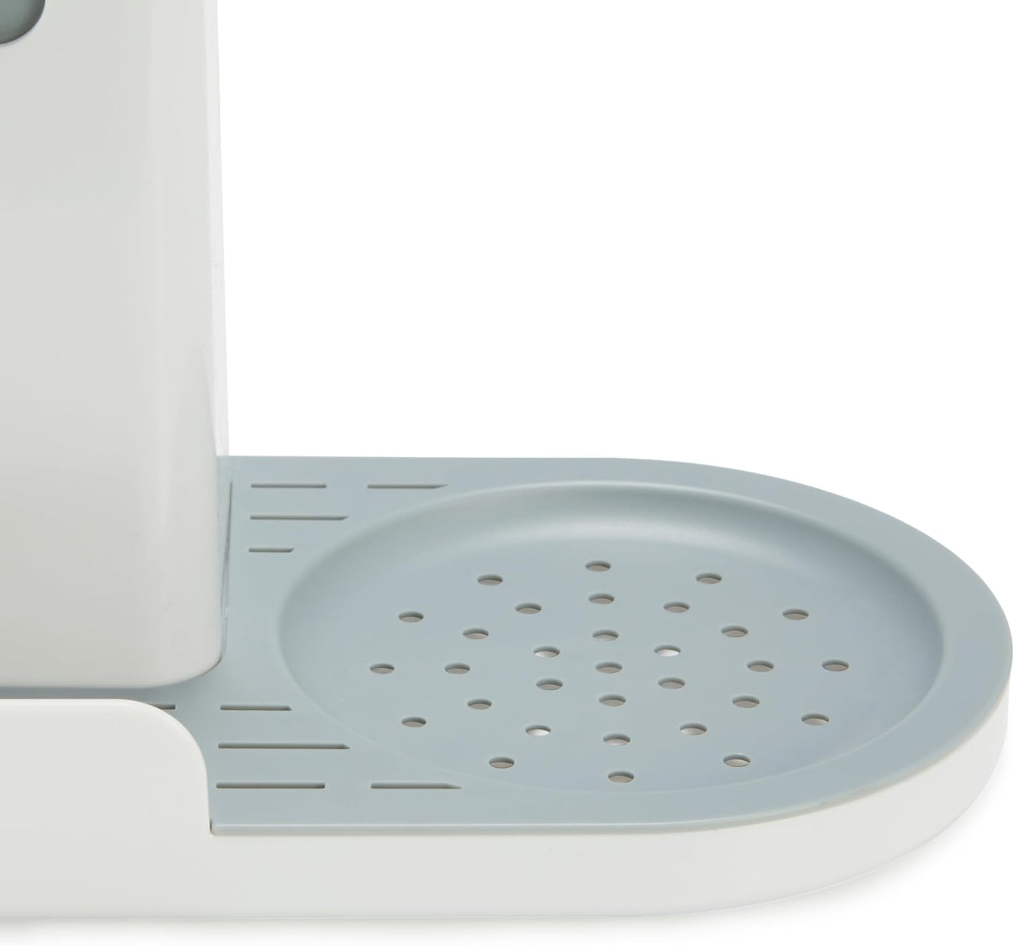 Amazon Basics Kitchen Sink Organizer/Sponge Holder, Large, White