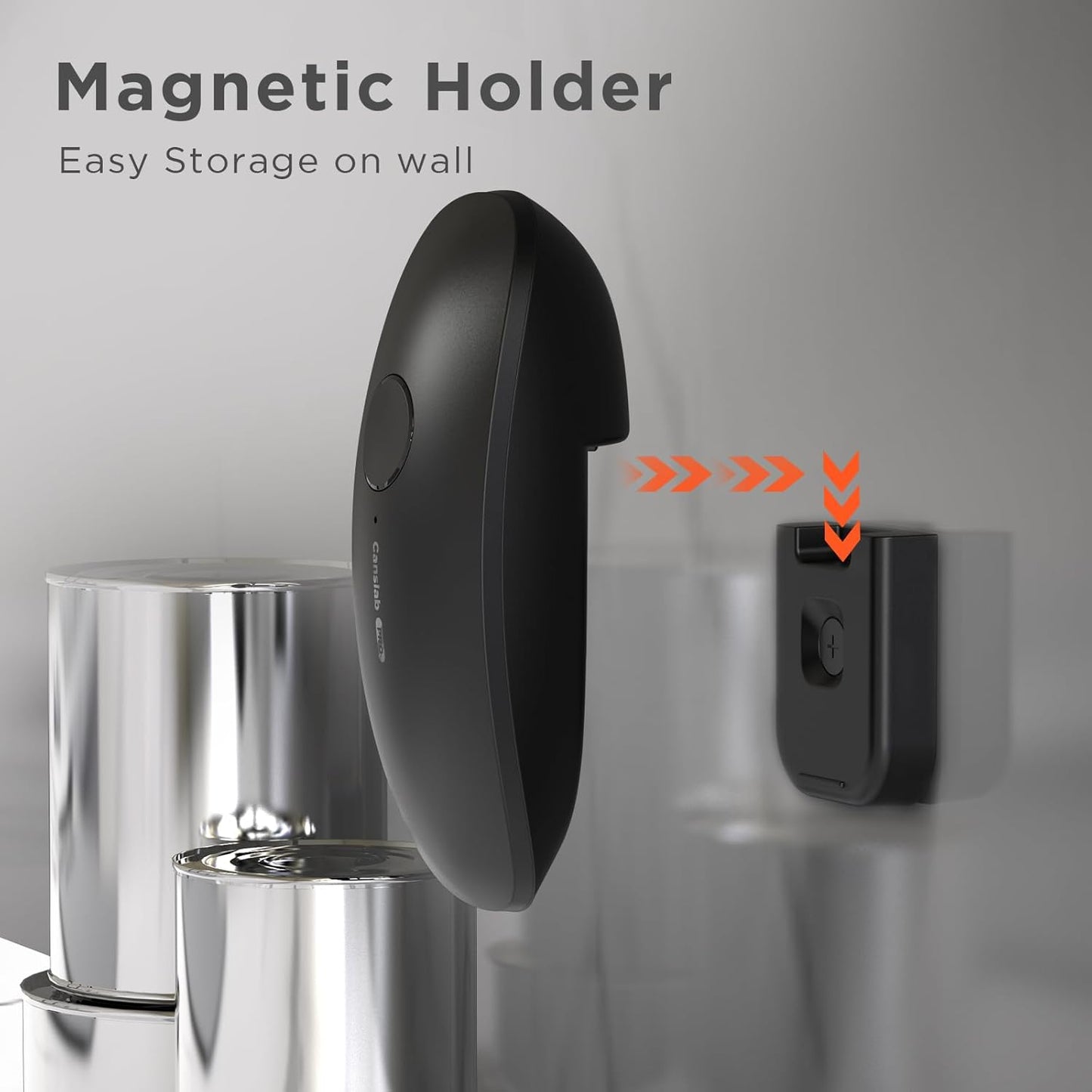 Ultrablade PRO - USB Rechargeable Electric Can Opener for Kitchen for Seniors with Arthritis- Auto Stop One touch Automatic Can Opener, Smooth Edge, Small Size Can Opener, Purple