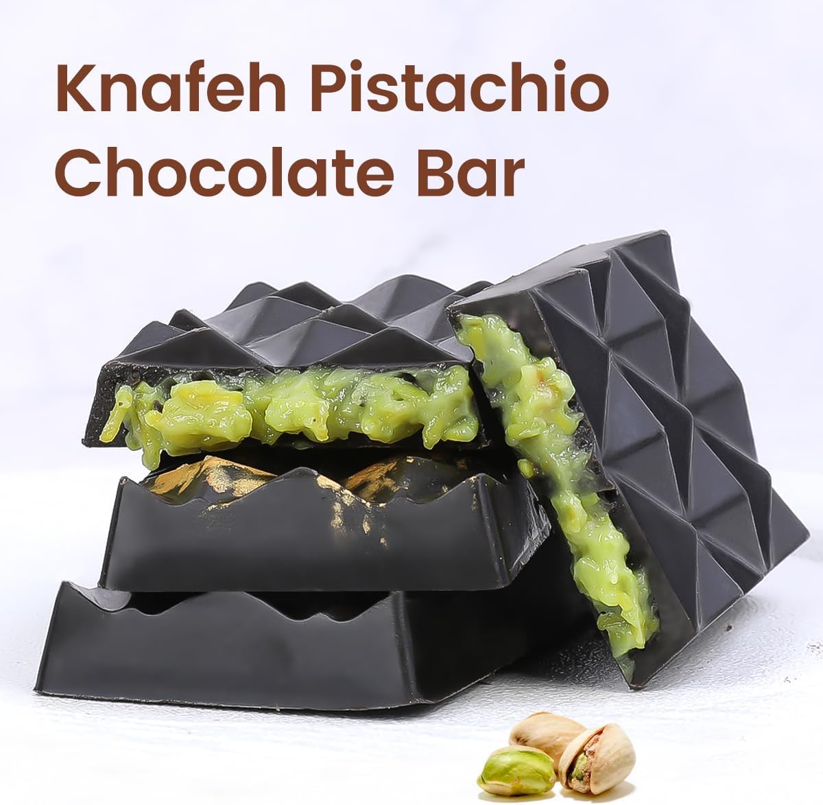 Deep Chocolate Bar Mold, Thick Silicone Chocolate Bar Mold for Stuffed Chocolate Bar, Wax Melt, Candy Bar Mold 2 Pack