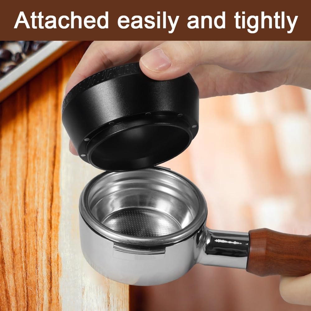 Magnetic Dosing Funnel, 58mm Espresso Dosing Funnel Aluminous Alloy Compatible with Breville 58mm Bottomless Portafilter