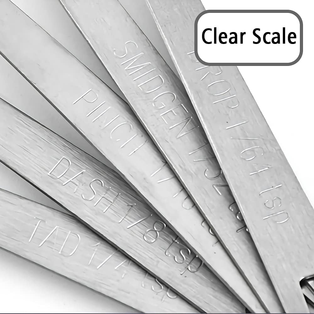 1PCS 1/5 Teaspoon(1/5tsp, 1ml) Single Tiny Measuring Spoon, Small Individual Stainless Steel Measure Spoons Only