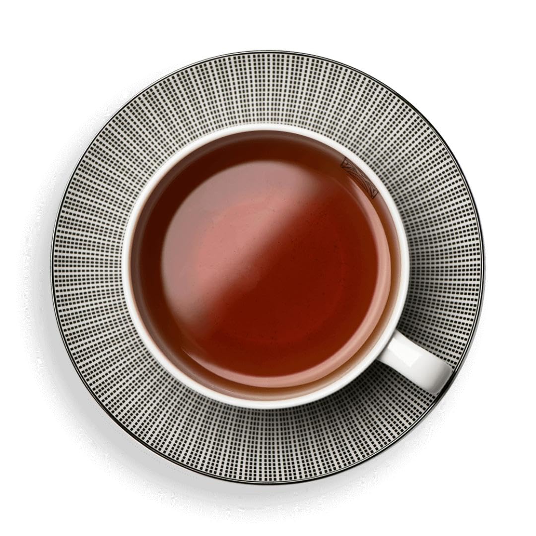 Dammann Freres Sachets, Quatre Fruits Rouges Tea Bags, Premium Gourmet French Black Tea, Blend Strawberry, Cherry, Raspberry, Red Currant Flavors, 25 Count (Single Pack)