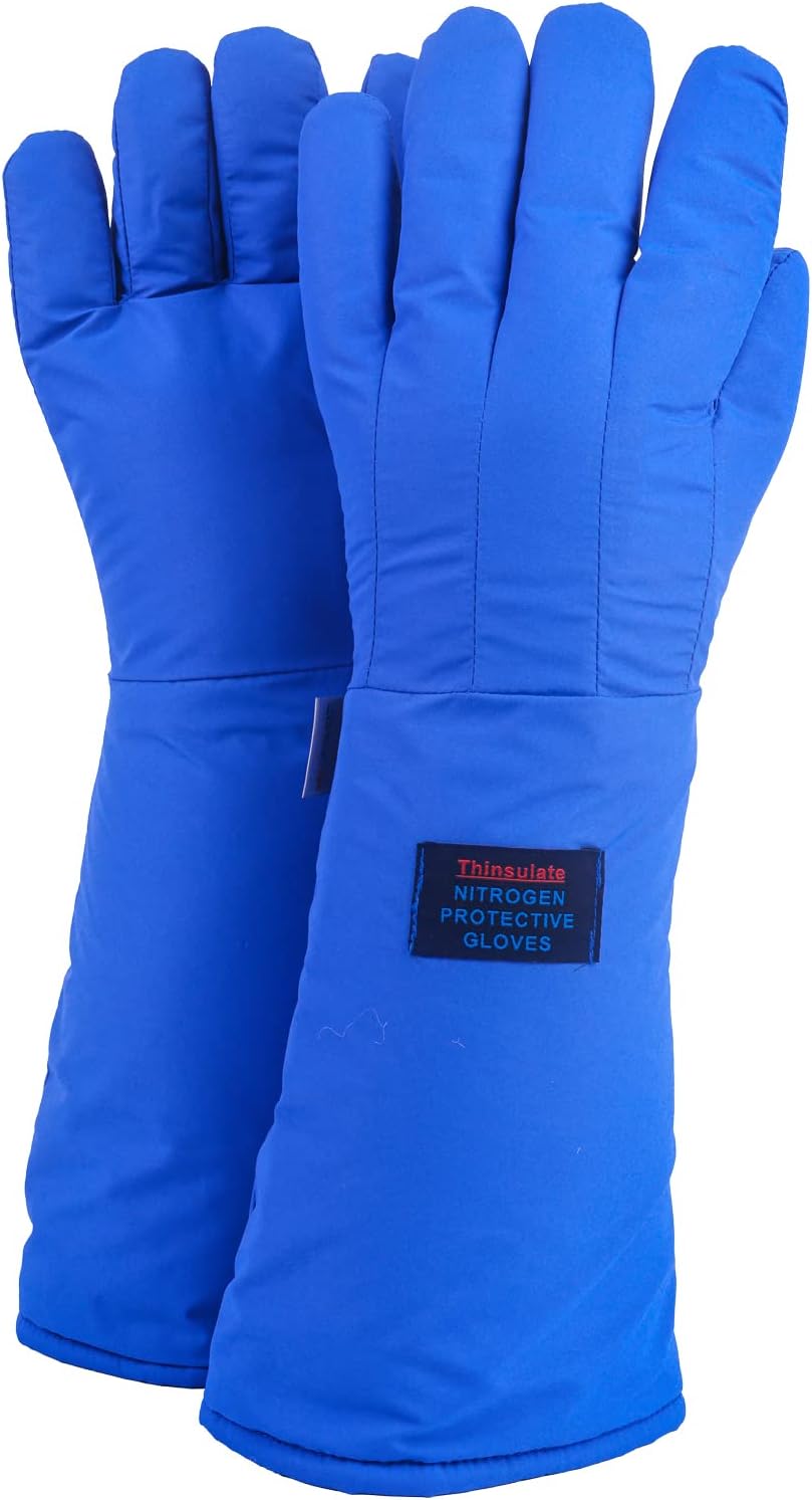 Cryogenic Gloves Low Temperature LN2 Liquid Nitrogen Protective Gloves Cold Storage Safety Frozen Gloves-