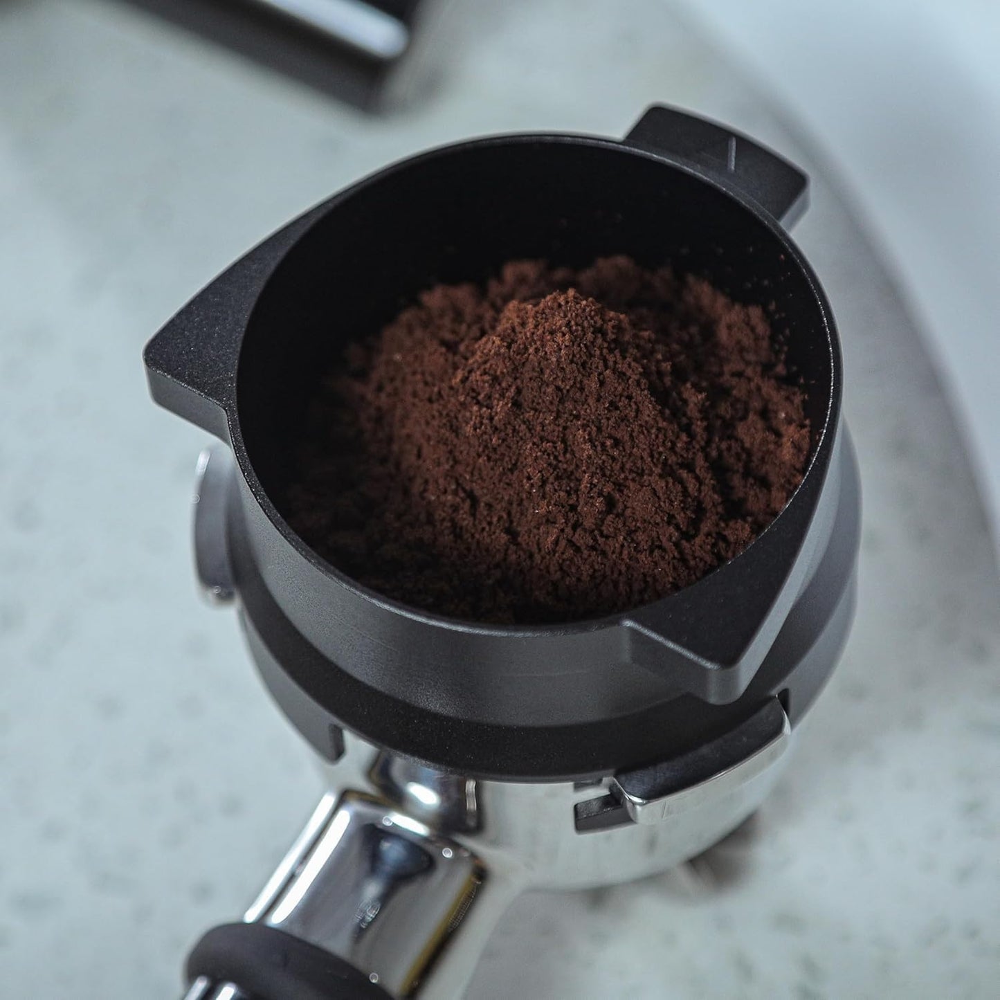 54mm Dosing Funnel and Puck Screen Set Compatible with Breville Barista Express, Barista Pro, Barista Touch Grinder Trigger Portafilter Funnel and Filter