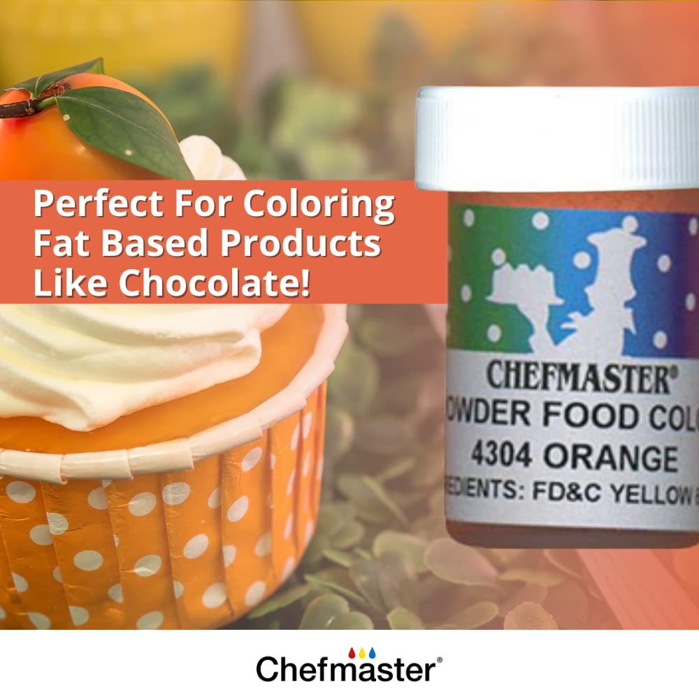 Chefmaster Green Dry Powder Candy Color | Vibrant Shades | Chocolate, Macarons, Fondant | Decorating | Professional-Grade Dye | Easy-to-Use | Manufactured in USA | 3 grams