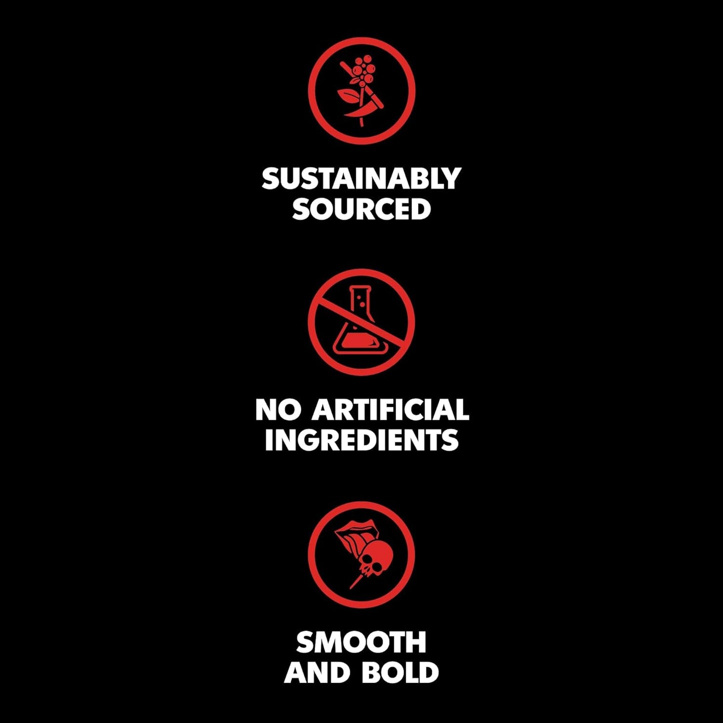 Death Wish Coffee, Organic and Fair Trade Medium Roast Ground Coffee, 16 Ounce (Pack of 1)