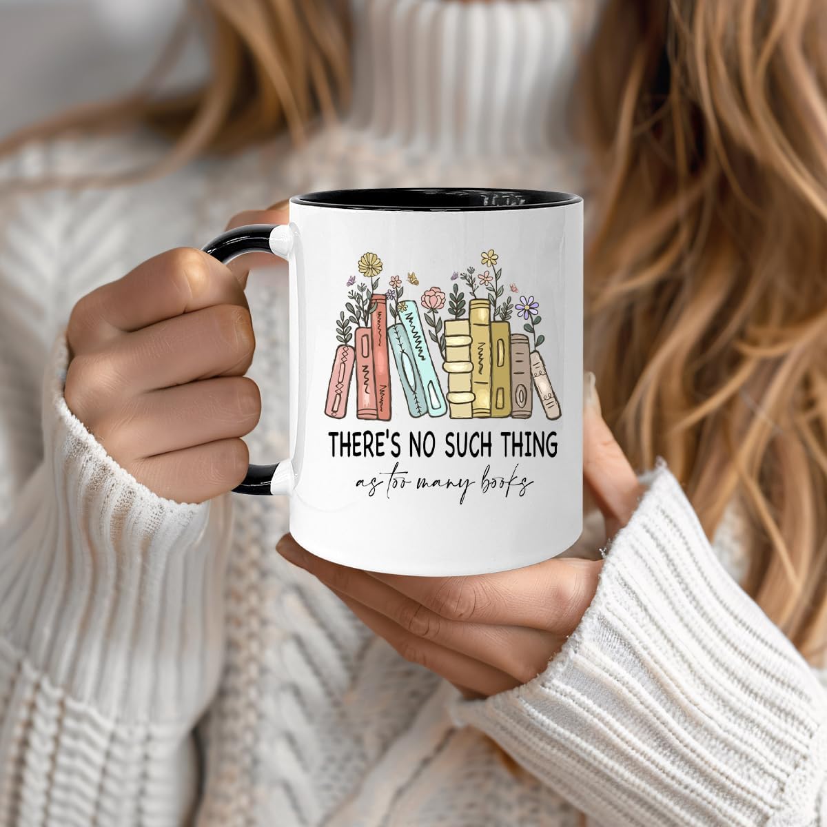 Book Lovers Gifts Mug, Gifts for Book Lovers Readers, Book Gifts, Bookish Gifts, Christmas Birthday Gifts for Teacher Book Lovers Bookworm, Reading Accessories for Librarian, 11 oz Coffee Mug