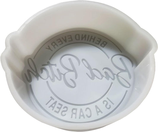 Behind Every Car Freshies Silicone Mold- Air Freshie Mold - Aroma Bead Freshener Mold -Epoxy Resin - Candle Soap Mould【Upgraded Thickened Material】- Oven Safe【3.9 inch】