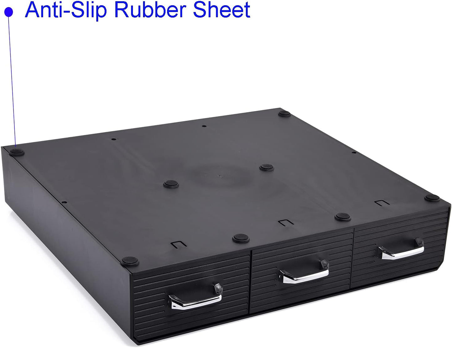 Coffee Pod Storage Drawer Coffee Capsule Organize Drawer Coffee Maker Holder Organizer,Compatible with 36 Capacity K-Cup or 48 Nespresso Capsule, Black