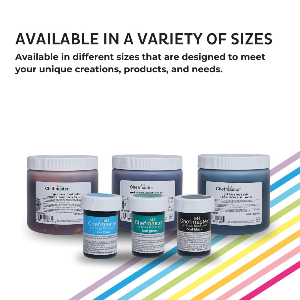 Chefmaster Mint Green Gel Food Coloring | Vibrant Color | Professional-Grade Dye for Icing, Frosting, Fondant | Baking & Decorating | Fade-Resistant | Easy-to-Use | Made in USA | 1 oz