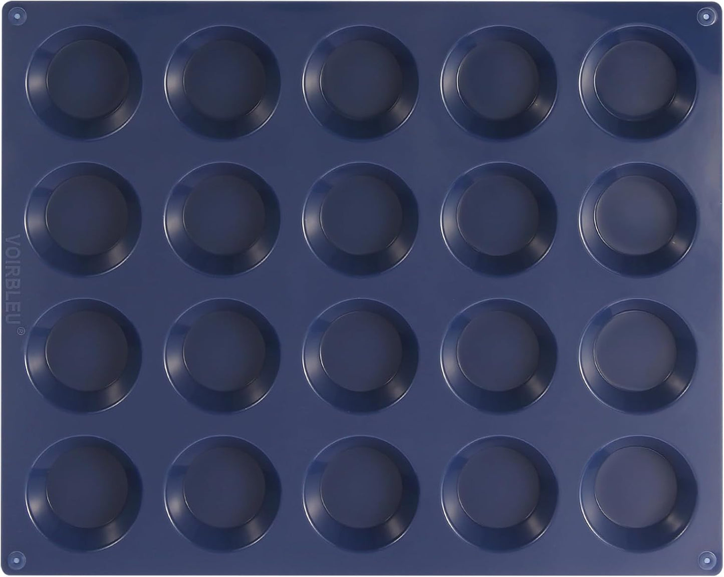 Silicone Tart Mold for Baking, Mini Tart Pan, 2 Inch Mini Pie Pans for Mince Pie, Fruit Pie, Blue (1, 2 INCH)