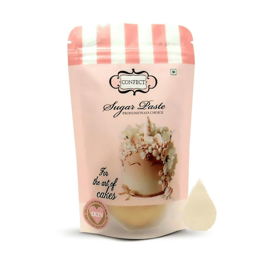 Confect Skin Fondant | Icing Fondant | Colored Fondant | Fondant Kit | Cake Fondant | Chefs Choice Edible Fondant for Cakes Decorating | Vegan, Gluten-Free, Nut-Free, Palm Oil-Free – 8.8 Oz